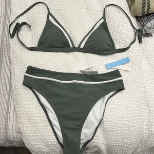 Cupshe new with tags two piece swim! Size medium